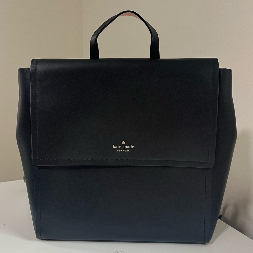 kate spade Black Leather Backpack